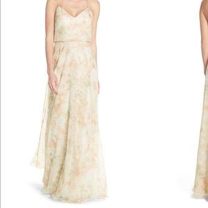 Jenny Yoo Inesse V-Neck Chiffon Bridesmaid Dress